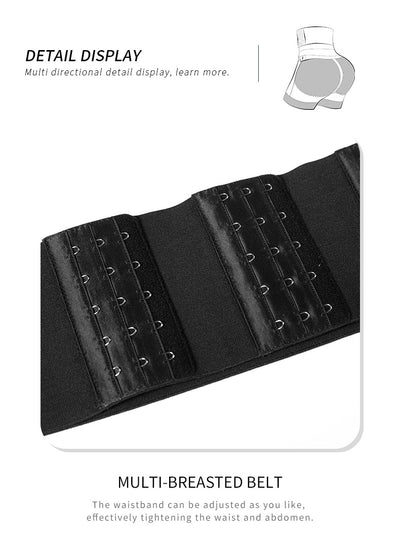Pantalones de Compresión Abdominal con Cierre de Hebilla para Talla Grande - Image 32
