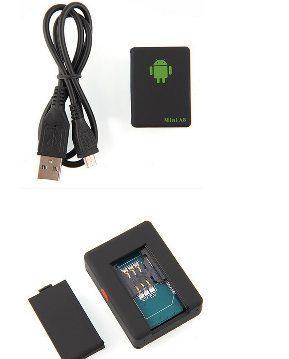 Mini Localizador GPS A8 - Rastreador Portátil com Botão SOS para Crianças e Animais de Estimação