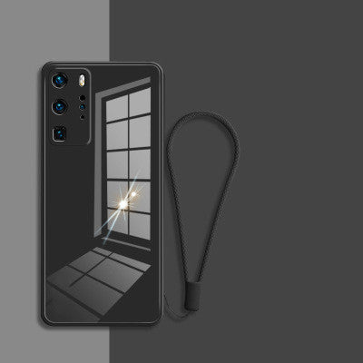 Funda de Vidrio Templado Macaron con Cuerda y Líquido - Image 4