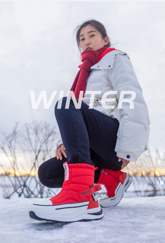 Zapatos Casuales para Hombre de Algodón Impermeables con Forro de Lana Invernal - Image 25