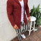 Cardigan con Capucha de Manga Larga