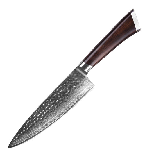 Cuchillo de Chef Acero Inoxidable Martillado Profesional