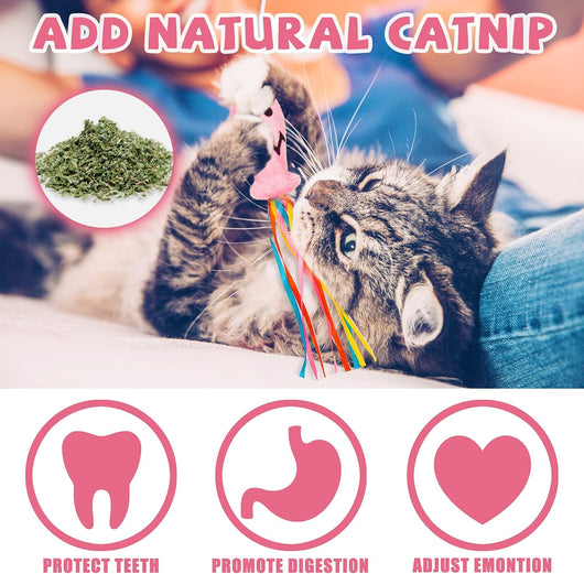 Juguete Interactivo para Gatos con Catnip, Cintas y Campana - Image 17