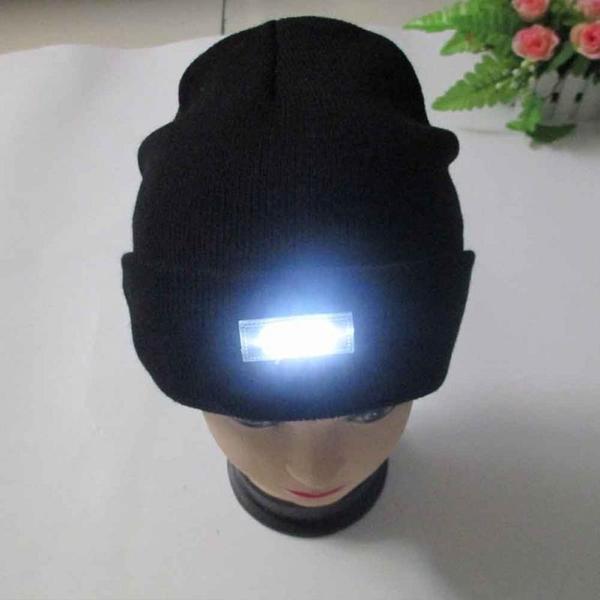 Gorro Térmico LED con Linterna Frontal - Ideal para Camping, Pesca y Montaña