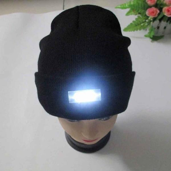 Gorro Térmico LED con Linterna Frontal - Ideal para Camping, Pesca y Montaña