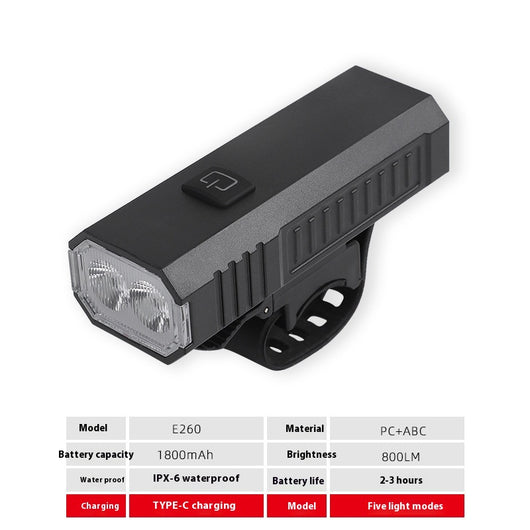 Faro Delantero USB Recargable para Bicicleta - Kit Completo de Iluminación - Image 8