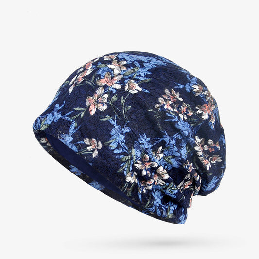 Gorro Nocturno para Quimioterapia - Turbante Suave para Mujer