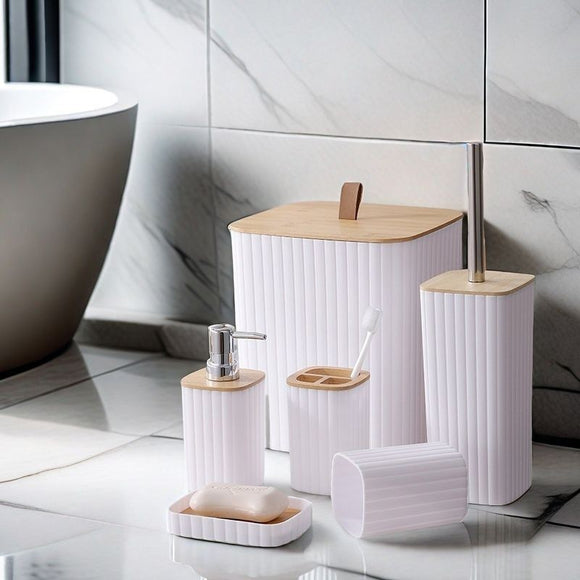 Set Completo de Accesorios de Baño - 6 Piezas