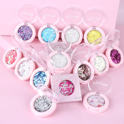 Sombra de Ojos con Purpurina Monocromática y Lentejuelas - Image 22