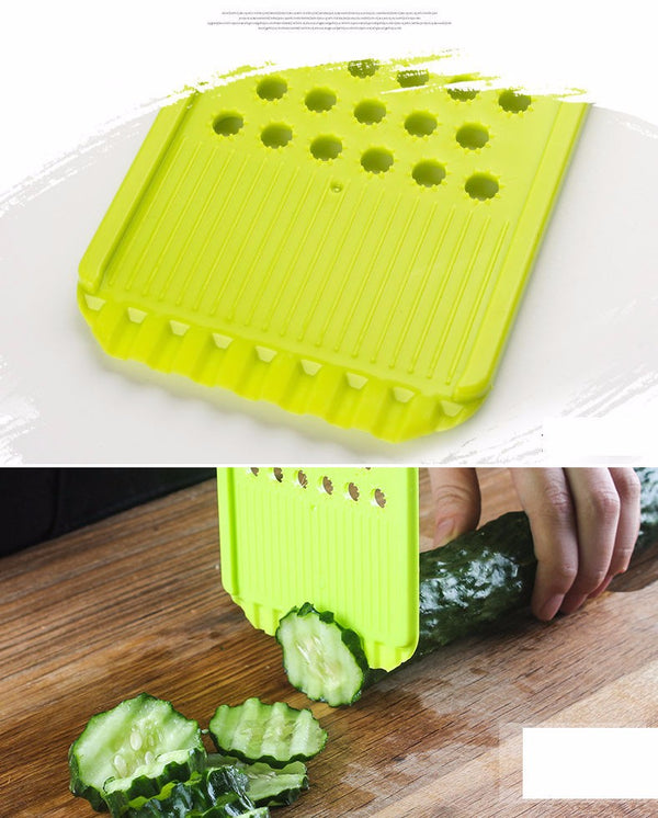 Cortador Multiusos para Verduras - Rallador y Cortador Ondulado 4 en 1