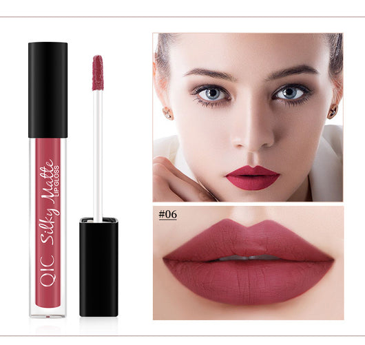 Brillo Labial Mate Impermeable de Larga Duración - Acabado Aterciopelado - Image 17
