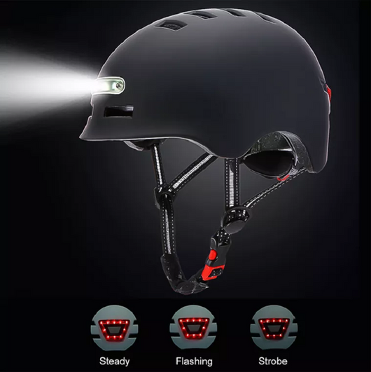 Casco Inteligente con Luz LED de Seguridad para Ciclismo y Deportes Urbanos - Image 8