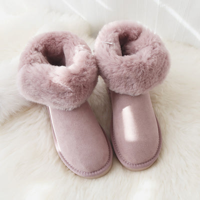 Botas de Nieve Caña Media para Mujer con Forro de Lana de Oveja - Image 4