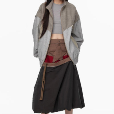 Falda Larga con Cordón Ajustable, Diseño Midi Elegante - Image 3
