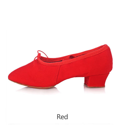 Zapatos de Danza de Suela Blanda en Lona - Image 7