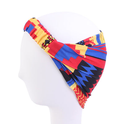 Diadema Estampado Africano Retorcida para Mujer - Image 29