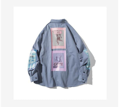 Camisa Estampada de Manga Larga para Hombre - Diseño Moderno y Personalizado - Image 14