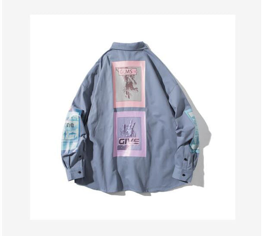 Camisa Estampada de Manga Larga para Hombre - Diseño Moderno y Personalizado - Image 14
