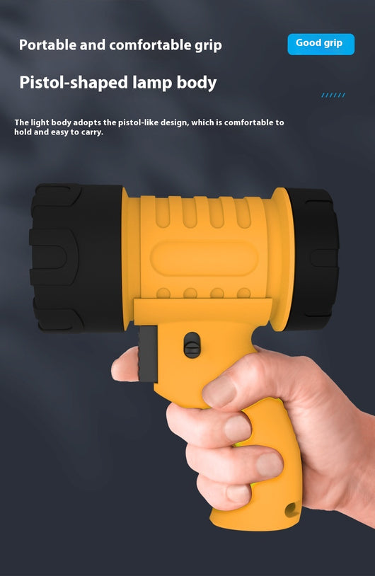 Linterna Táctica LED Recargable USB - Alcance Largo Impermeable para Caza - Image 15
