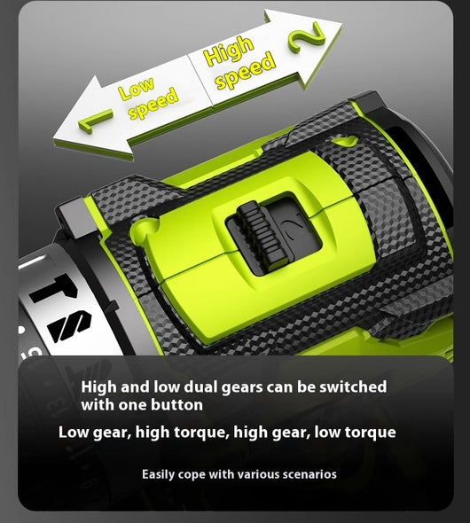 Taladro Percutor Inalámbrico Brushless con Batería de Litio - Image 22