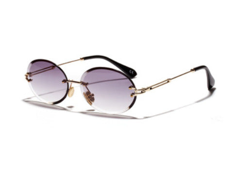 Gafas Ovaladas de Cristal sin Marco para Mujer - Image 8