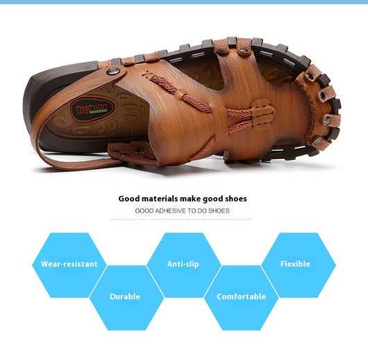 Sandalias Grandes para Hombre - Zapatos de Playa Transpirables Antideslizantes - Image 33