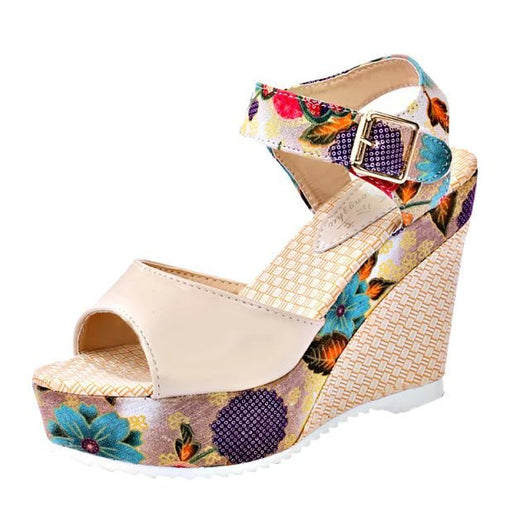 Sandalias de Tacón Alto con Flores para Mujer - Image 33