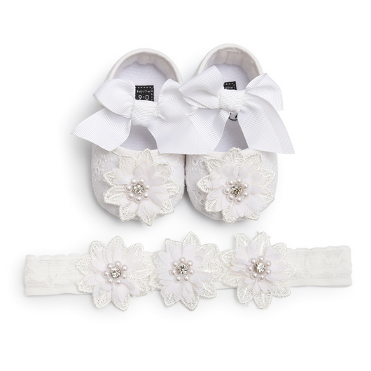 Zapatos de Bebé Princesa con Encaje - Suela Suave para Primeros Pasos - Image 8
