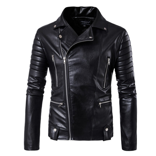 Chaqueta de Cuero para Motociclista