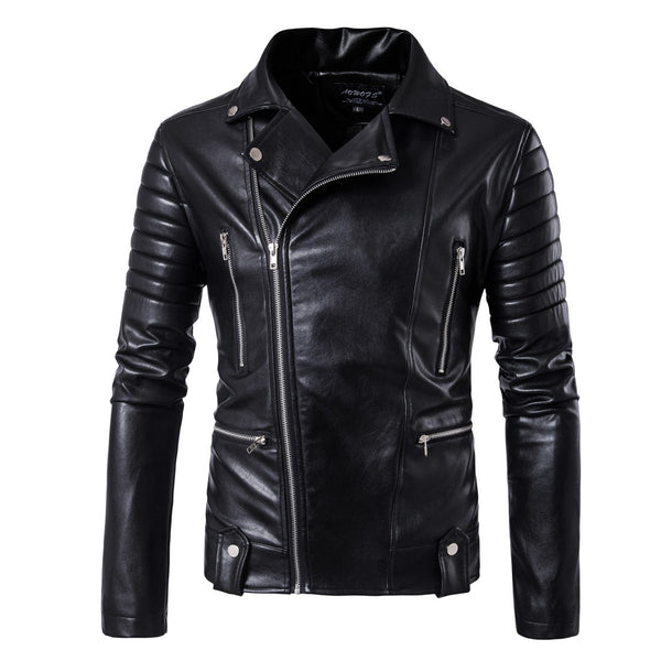 Chaqueta de Cuero para Motociclista