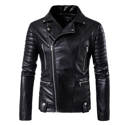 Chaqueta de Cuero para Motociclista