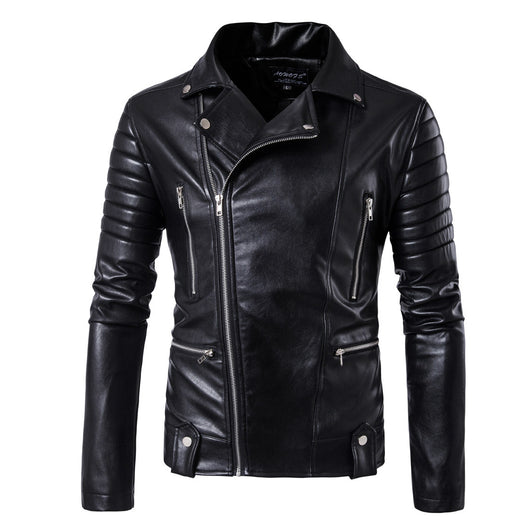 Chaqueta de Cuero para Motociclista