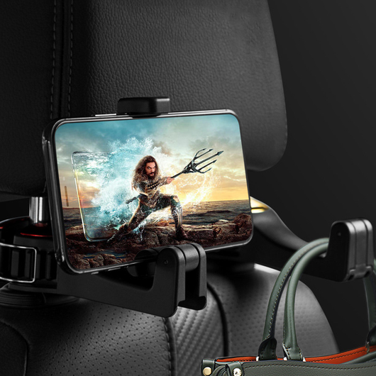 Gancho Organizador para Reposacabezas del Auto - Soporte Multifuncional para Teléfono y Accesorios - Image 4
