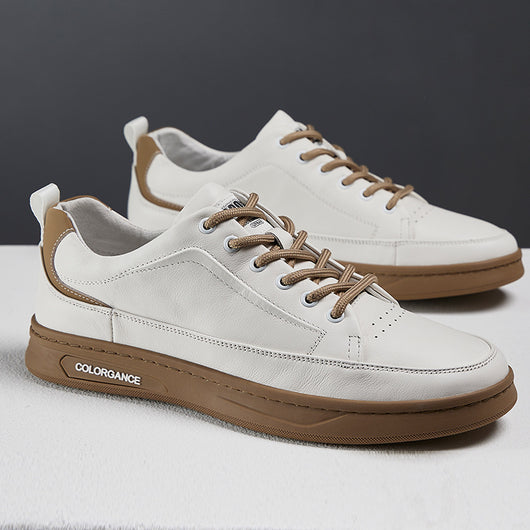 Zapatos de Cuero Europeos para Hombre Verano Transpirables Sección Fina - Image 5