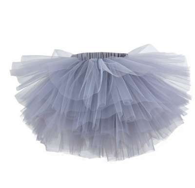 Tutú Princesa Halloween Niña 6 Capas Tul Esponjoso Danza Falda Multicolor - Image 3