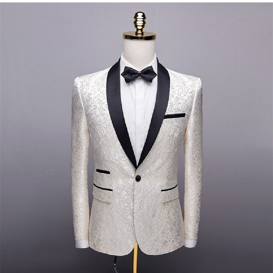 Blazer Floral Slim Fit para Hombre - Diseño Moderno y Elegante