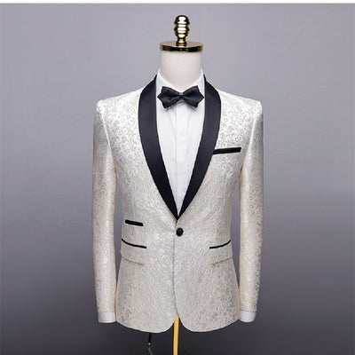Blazer Floral Slim Fit para Hombre - Diseño Moderno y Elegante