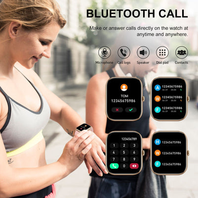 Reloj Inteligente con Llamadas Bluetooth, Monitor Cardíaco y Presión Arterial - Image 12