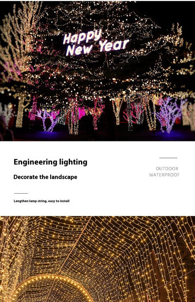 Cadena de Luces LED para Exterior - Decoración de Calles y Espacios - Image 13