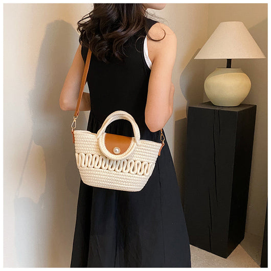 Bolso Crossbody Tejido Calado a Juego para Mujer - Image 16
