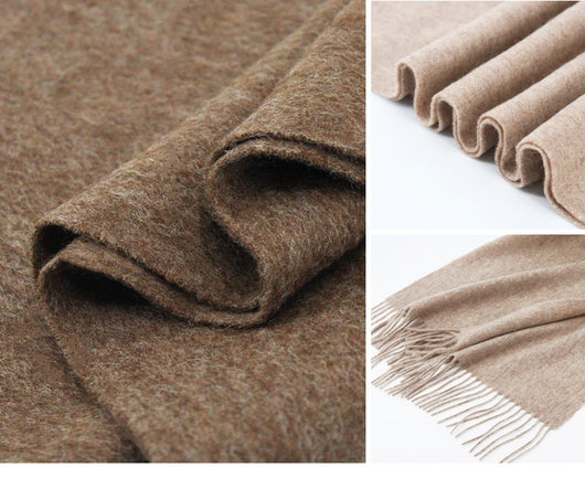 Bufanda de Lana Premium Gruesa para Invierno - Colores Sólidos Versátiles - Image 32