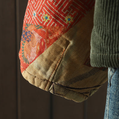 Cardigan Artístico de Algodón para Mujer - Abrigo Retro Otoño Invierno - Image 4