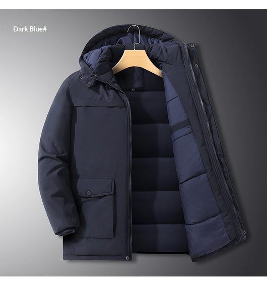Chaqueta Gruesa para Hombre con Capucha Desmontable - Image 7