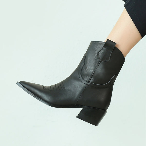 Botas de Tacón Alto con Punta Afilada