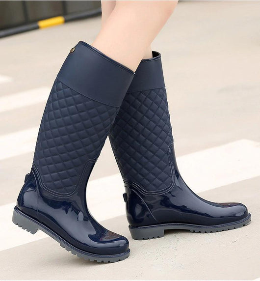 Botas de Lluvia Altas para Mujer con Diseño de Celosía - Image 10