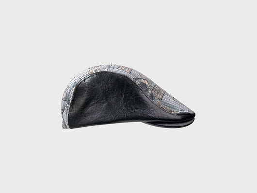 Gorra Retro de Cuero PU con Costuras Otoño-Invierno - Image 11