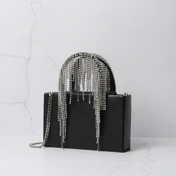 Bolso de Hombro con Cristales y Borlas para Mujer - Image 10