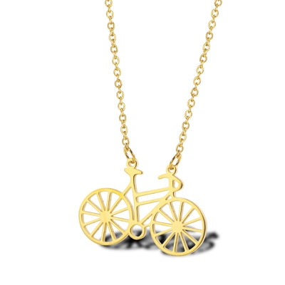 Collar Bicicleta Minimalista de Acero Inoxidable - Image 2