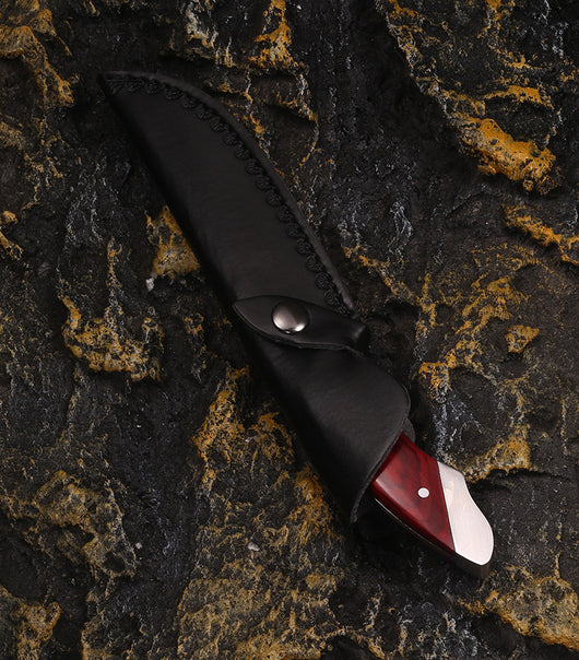 Cuchillo de Supervivencia Outdoor de Acero Cromado de Alta Dureza 9" - Image 14