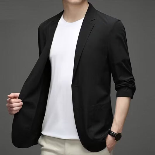 Blazer Casual de Talla Grande para Hombre - Primavera Verano - Image 12